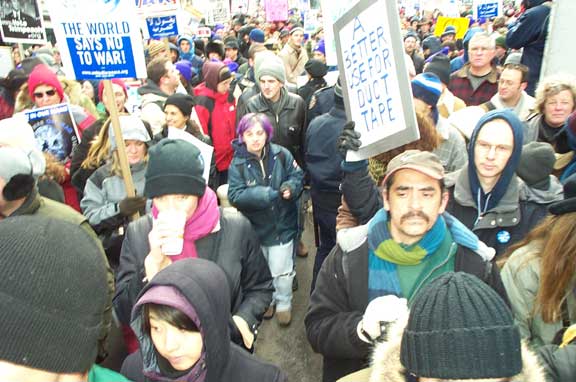 image from the New York rally
